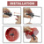 Hordion 180mm 7.1 inch Hole Saw with Drill Bits & Arbor, Heavy Duty Bi-Metal Hole Cutter for Cornhole Boards Wood Plastic Drywall