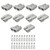 10PCS Anderson Connector,50Amp 6AWG Quick Connect Disconnect 12-36V Quick Connect Jumper Cables Battery Terminal for Car ATV Lifts Motors Trailer Towing Winch