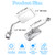 XIFOWE Vintage Bicycle Mirror for Handlebars - Rearview Side Mirror With Galvanized Steel Frame for Cruiser, Electric, and Retro Bikes