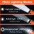 WASING 10 Watt 1000 LuMen's Led Rechargeable Spotlight