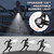 YOSKY 800 Lumen Chest Light, Running Light for Runner with Reflective Straps, Rechargeable Running Headlamp Flashlight, Adjustable Safety Lights Beam for Walking Dog at Night, 4-8h USE TIME