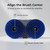 YUYUXB Spin Mop Brush Heads Replacement Pads for Bissell Spinwave Steam Mop 2124, 2039A, 23157, 23159, 3897A, 3712 - Hard Floor Cleaning Scrub Pads