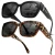 EUNOIALENS Women'S Fit over Square Frame Sunglasses - Oversized Polarized Lenses, UV400 Protection, T-Zone Temples, Wrap-Around Design, for Casual Driving & Daily Wear, Stylish Women'S Gift Accessory, Sunglasses for Women