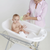 Eurobath 2-Stage Baby Bath Tub, White - Large, Long Lasting Baby Essentials, Mus