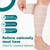 AZEN Premium 2 Pack Elastic Bandage Wrap 4 Inch, Compression Wrap Bandage for Legs, Lymphedema Wraps for Legs, Ankle, Knee, Tummy, Body, Latex-Free
