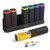 KOVIUU Weekly Pill Organizer 3X a Day, Large Daily 7-Day Pill Box, Black