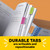 Post-it Tabs, 1 in, Solid, Red, Yellow, Blue, 22 Color, 66 Tabs/On-the-Go Dispenser (686-RYB)