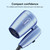 Conair Dual Voltage Hair Dryer, Compact Folding Handle Design, 1600W