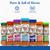 Chef Paul Magic Seasoning Blends Seafood Seasoning Variety Pack | Blackened Redfish & Steak, Seafood, Poultry, Meat, Vegetable, Pork & Veal | All-Purpose Spice Mix for Cooking | 2 Oz, Pack of 7