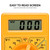 HILTEX 40508 Digital Multimeter Diode & Transistor Tester AC DC Volt Test Voltmeter, Automotive Multimeter Meter Tester, Measure Voltage Test, Car Battery Tester, Analog Multimeter Kit, Volt Meter