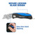 Sheffield 12125 Mini Box Cutter & 5 Blade Storage Compartment and Key Chain
