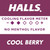 HALLS Throat Soothing Cool Berry Throat Drops, 12 Bags of 25 (300 Total Drops)