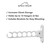 Spectrum 35000 Diversified Wall Mount Hanger Holder Closet Organizer, White