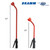 Dramm Touch-N-Flow Rain Wand – 30” Long, Berry – Full Watering Flow with Trigger-Style Shut-Off Valve & Lock – High-Flow, Gentle Spray for Gardens, Hanging Baskets & Flowerbeds