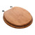 Comfort Seats C3B2R220BN Toilet Seat, Round, Rattan Bamboo