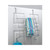 iDesign Steel Over-The-Door Towel Rack, Chrome