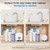 iSpring T32M Pressurized Water Storage Tank with Ball Valve for Reverse Osmosis RO Systems, 4 Gallon, 1/4" Tank Valve Included, White