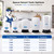 iSpring T32M Pressurized Water Storage Tank with Ball Valve for Reverse Osmosis RO Systems, 4 Gallon, 1/4" Tank Valve Included, White