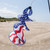 In the Breeze 4747 — Patriot Duet — Colorful, Unique Wind Spinner for Yards and Gardens, Patriotic Décor