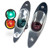 Pactrade Marine Boat Navigational Side Bow Tear Drop Lights Stainless Steel Flush Mount