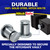HitchSafe HS7021T Hitch Bolt Set | Hitch Bolts for Thicker Weld Receivers | Made for HitchSafe Vault - Includes 2 Extended Hitch Bolts for Large Trucks & Car Trailer Hitch | Truck Accessories