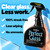 HOPE'S Perfect Glass Cleaner Spray, Streak-Free, Ammonia-Free Window, Mirror, Screen, Tinted Glass, and Shower Door Cleaner, Indoor and Outdoor Glass Surfaces, 32 Fl Oz, Pack of 6