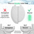 Centoco 3 inch Raised Toilet Seat for Seniors, Round, USA, White