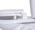 Centoco 3 inch Raised Toilet Seat for Seniors, Round, USA, White