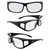 MotoFrames Sideshow Fit Over Glasses OTG Safety Motorcycle Glasses Matte Black Frames Clear Lenses