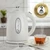 OVENTE 1.7L Electric Tea Kettle, Fast Boiling Water Heater, White KP72W