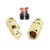 WeldingCity Dinse-Type Twist-Lock Insulated Connector Pair (Male/Female) for Welding Cable AWG 1/0-3/0 (50-70mm)