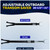 Five Oceans Heavy Duty Transom Saver for Outboard Motor, Adjustable 20.5" to 31" Motor Support Bracket with Shock Absorber, Fits Most Outboards Up to 200 HP, Boat Trailer Motor Support - FO3465