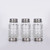 Retro Style Salt and Pepper Shakers with Stainless Tops (2)