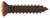 The Hillman Group 2847 6 x 1-Inch Flat Head Antique Brass Decorative Sheet Metal Screw, 30-Pack