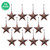 AGPtek Star Shower Curtain Hooks, 12PCS