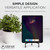 TRIPAR Modern Tripod Easel Display, Black Finish - Lightweight & Durable Design - Perfect for Displaying Decorative Pictures, Artwork, Plates, Tiles, & More (12 Inch)
