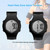 EZON Heart Rate Monitor Chest Strap and Digital Watch,5ATM Waterproof Fitness Tracker with HRM,Calories Burned,Stopwatch and Hourly Chime - Ideal Fitness Presents for Men and Women (Black)