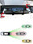 iJDMTOY Wide Angle Convex Rear Clip-On Rear View Mirror For Car Truck SUV
