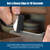 AccuSharp Knife Sharpener, Ergonomic Comfortable Handle, Compact & Easy to Use, Restore and Hone Straight & Serrated Knives, Brushed Aluminum