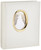 Pioneer Photo Albums 200 Pocket Ivory Moire Cover Album with Silver Tone Oval Frame for 4 x 6-Inch Prints