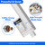 ECO-WORTHY Heavy Duty 330lbs/1500N Solar Tracker Linear Actuator Multi-Functions with Mounting Brackets (12V, 8") IP54 Waterproof Linear Motion Actuator