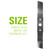 Greenworks Replacement Lawn Mower Blade (Fits : 16' Mower / 25322 / 25242)