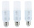 GE Lighting 79369 LED Bright Stik 10-watt (60-Watt Replacement), 760-Lumen Light Bulb with Medium Base, Daylight, 1 Box (3 Bulbs Total)