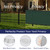 Windscreen4less Privacy Fence Screen 5'x12' Heavy Duty Windscreen Fencing Mesh Fabric Shade Cover for Patio Garden Pool Deck Chain Link Fence, Green