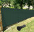 Windscreen4less Privacy Fence Screen 5'x12' Heavy Duty Windscreen Fencing Mesh Fabric Shade Cover for Patio Garden Pool Deck Chain Link Fence, Green