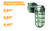 Woods L1707SVBS Traditional 150W Incandescent Weather Industrial Light; Wall Mount; Brushed Steel