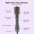 Conair InfinitiPRO Blow Dryer Brush Set, Rotating, 2" & 1" Brush Heads