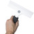 Squeegee for Shower Door, Car Windshield, and Glass Window - 2 Extra Silicone Replacement Blades - Foam Handle - Shower Squeegee - White