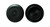 2 1/2" 2.5 inch Flush Mount Black Plastic Body and Sheet Metal Hole Plug Qty 5