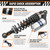GZYF 12.6" Universal Motorcycle Rear Air Shock Absorbers Rfy Shocks 320mm